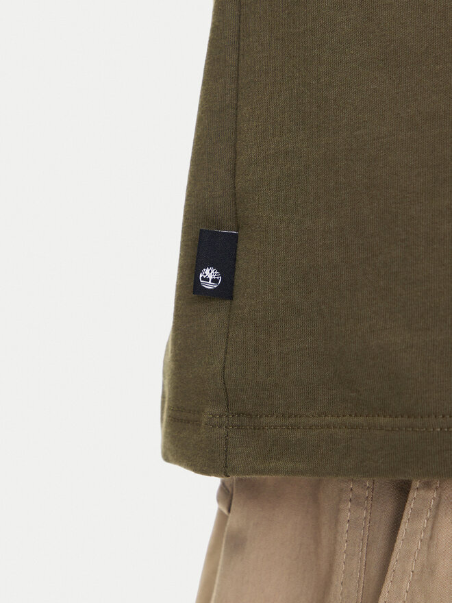 Timberland Timberland Футболка TB0A5WQQ Зелений Regular Fit