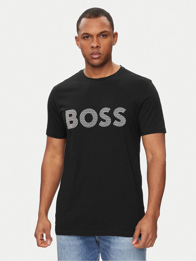 BOSS BOSS Camiseta Teebossrete 50495719 Negro Regular Fit