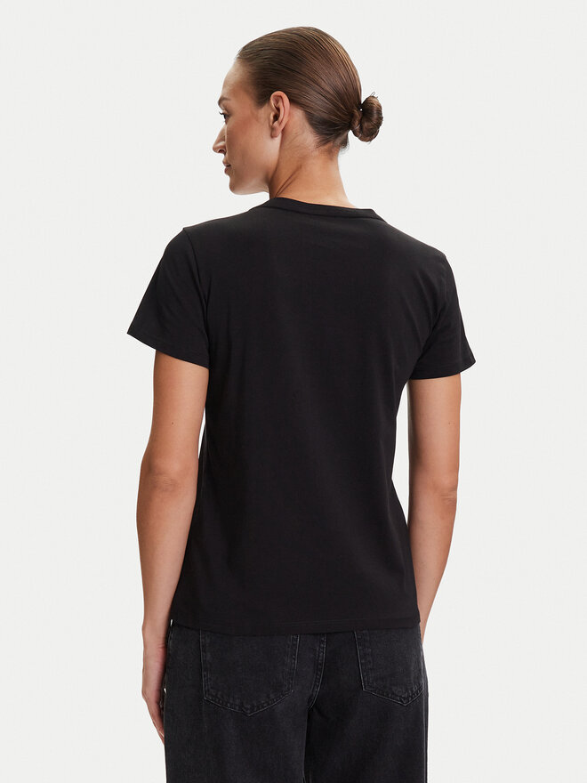 Liu Jo Sport Liu Jo Sport Camiseta TF5162 JS923 Negro Regular Fit