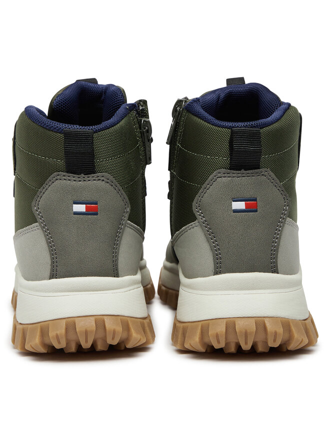 Tommy Hilfiger Schnürschuhe Tommy Hilfiger T3B9-33680-1696A S Grün