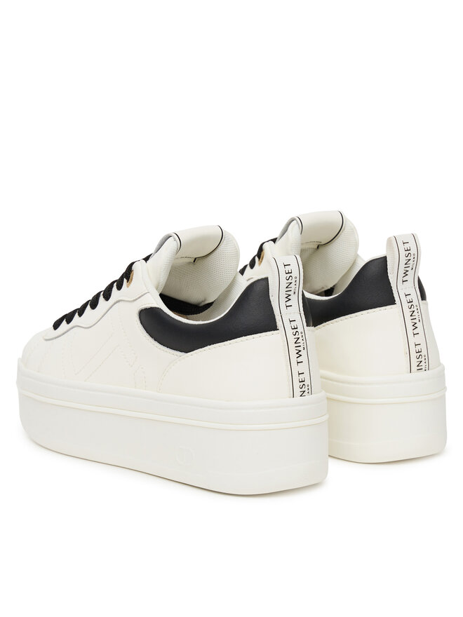 TWINSET Сникърси TWINSET 252TCP024 Бял