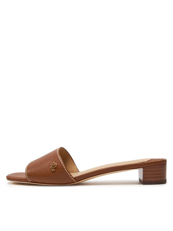 LAUREN RALPH LAUREN Klapki Lauren Ralph Lauren 802925259003 Brązowy