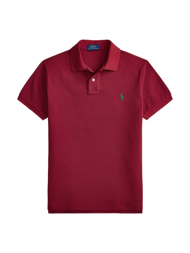 Polo Ralph Lauren Polo Ralph Lauren Poloshirt 710536856501 Dunkelrot Slim Fit