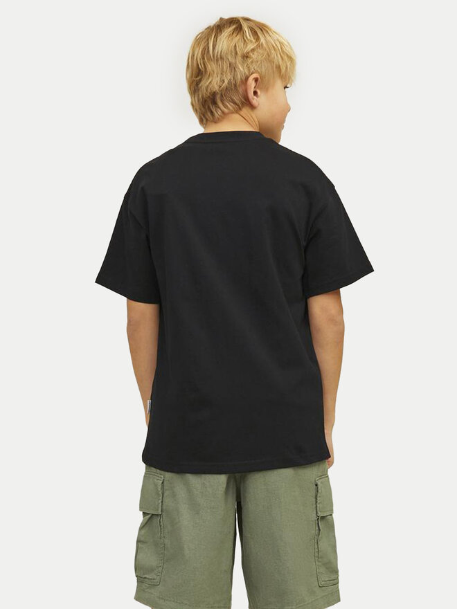 Jack&Jones Junior Jack&Jones Junior T-Shirt Bushwick Blur 12263146 Μαύρο Relaxed Fit