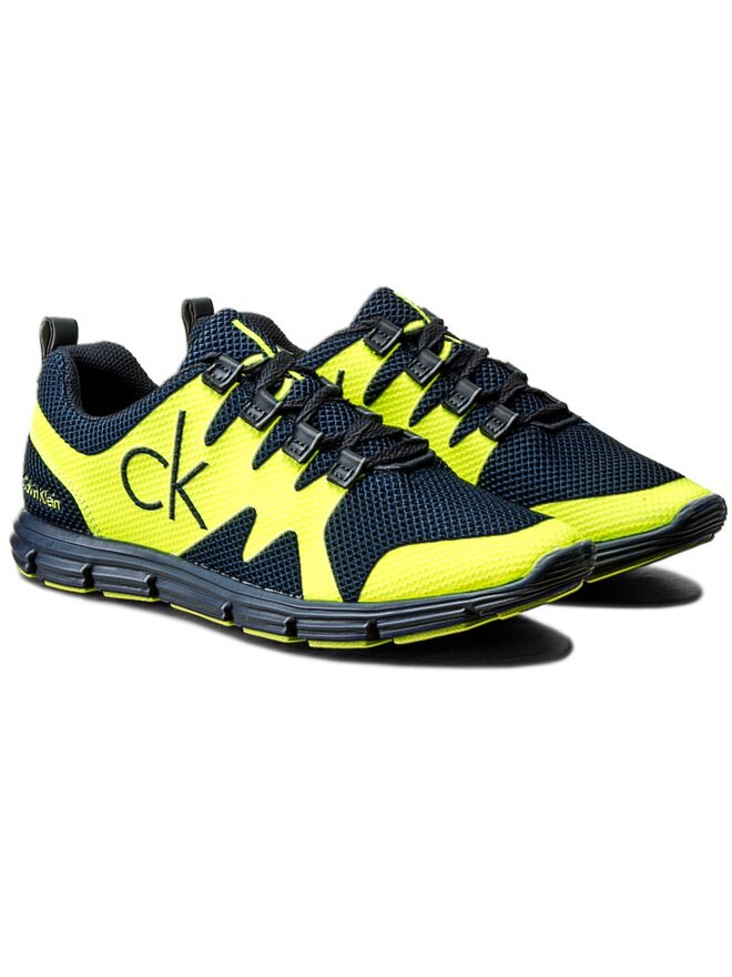 Calvin Klein Jeans Laisvalaikio batai Calvin Klein Jeans Murphy SE8525 Navy/Yellow Fluo
