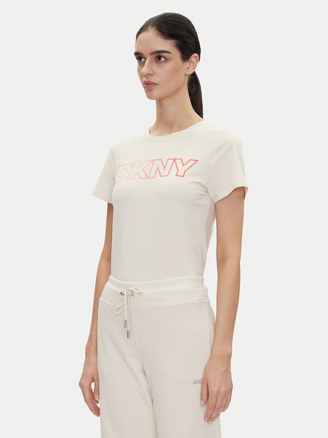 DKNY Sport DKNY Sport Camiseta DP5T1193 Beis Regular Fit