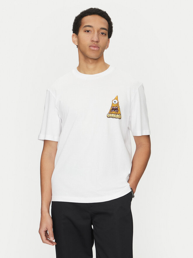 HUGO HUGO T-Shirt Nizzerio 50533390 Λευκό Regular Fit