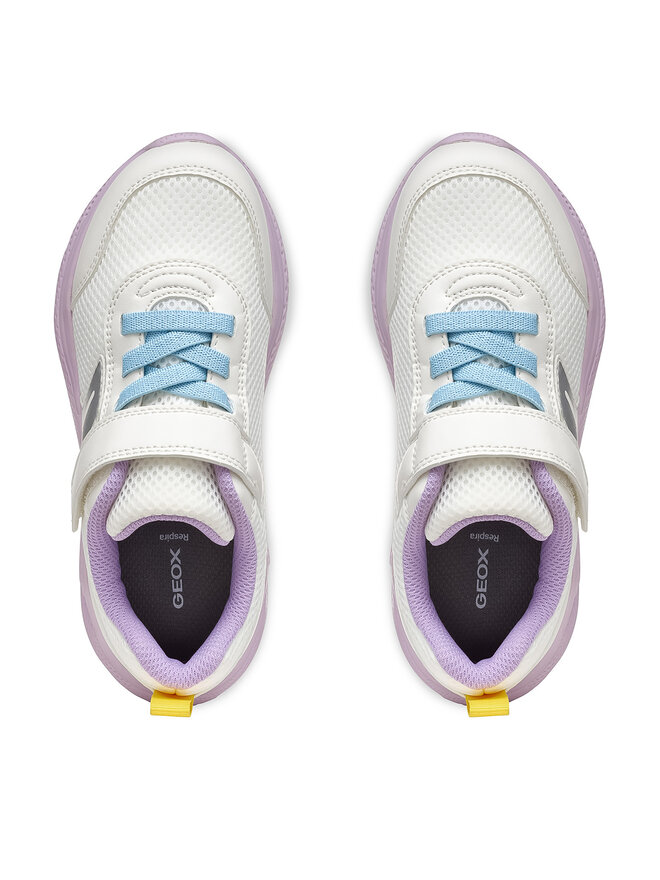 Geox Sneakersy Geox B Sprintye J36FWB 01454 C0761 S Biela