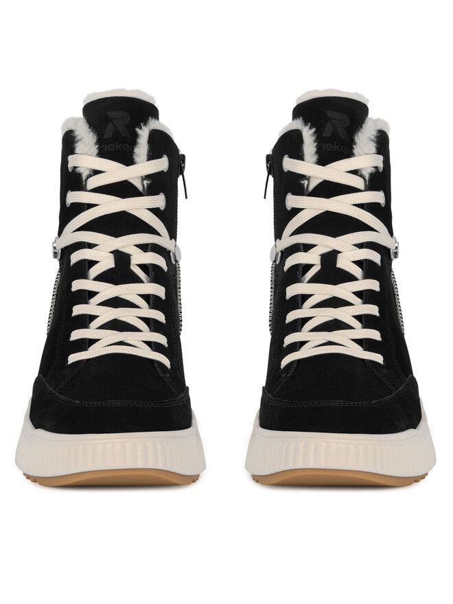 Rieker Revolution Lifestyle Schnürschuhe Rieker Revolution Lifestyle W1771-00 Schwarz