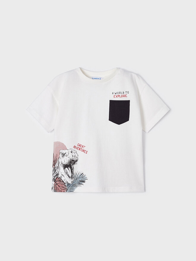Mayoral Mayoral Camiseta 3005 Blanco Regular Fit