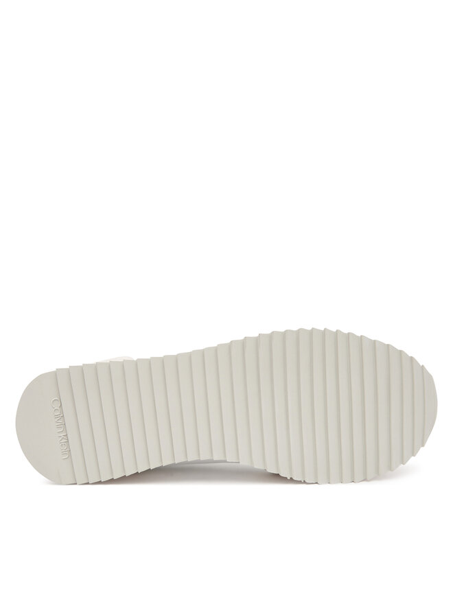 Calvin Klein Jeans Αθλητικά Calvin Klein Jeans Runner Laceup Sock Mg Nylon Mix YW0YW01644 Λευκό