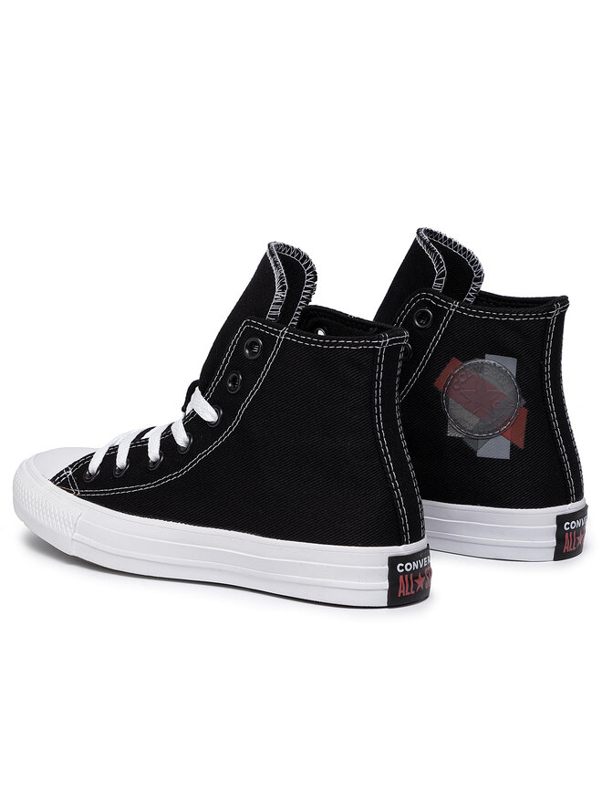 Converse Sneakers aus Stoff Converse Ctas Hi 165091C Schwarz