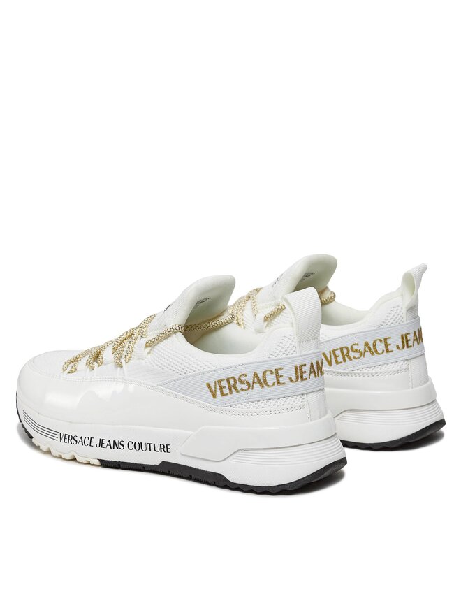 スニーカー VERSACE JEANS COUTURE Woman Sneakers White 75VA3SABZS905 G03 Sneakersy Versace Jeans Couture 75VA3SAB Biały | eobuwie.com.pl