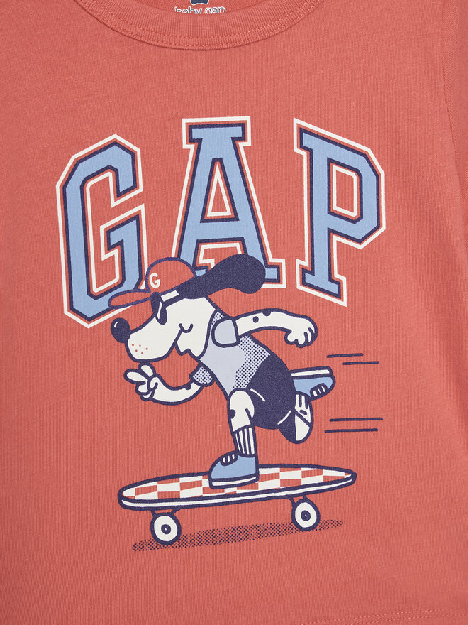 Gap Gap Camiseta 738060-00 Coral Regular Fit