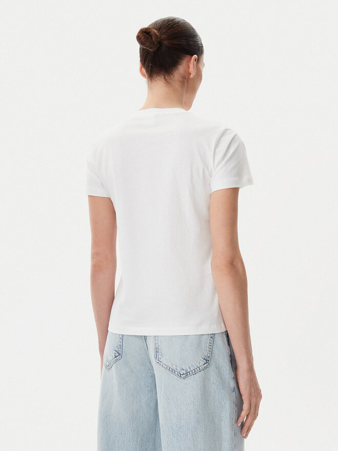 PINKO PINKO T-Shirt Quentin 100535 A2G7 Λευκό Regular Fit