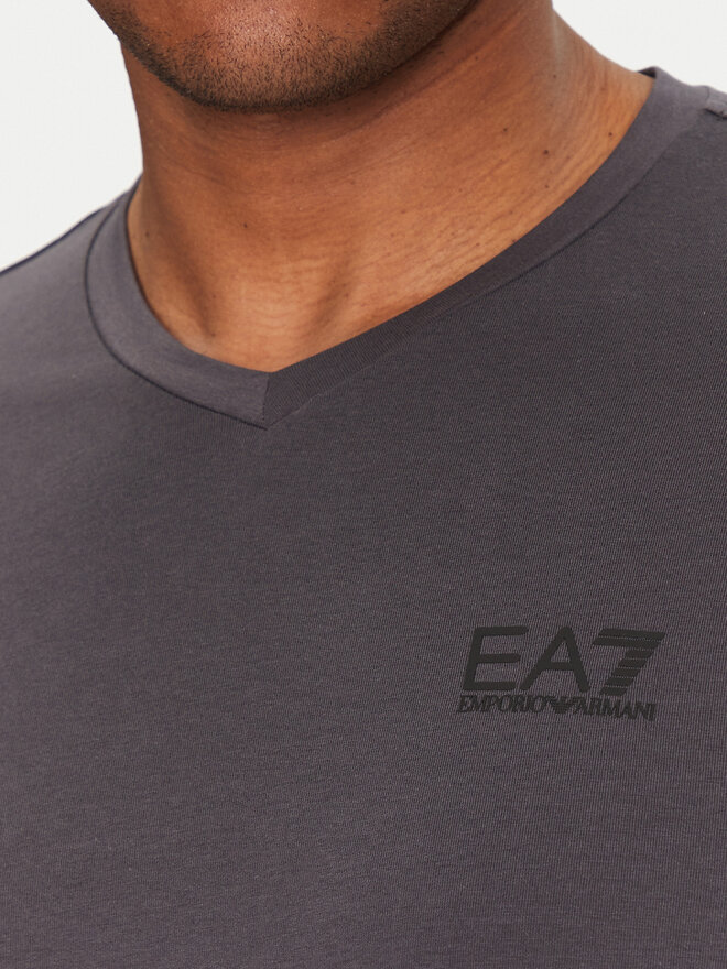 EA7 Emporio Armani EA7 Emporio Armani Футболка 8NPT27 PJVQZ U8115 Сірий Regular Fit
