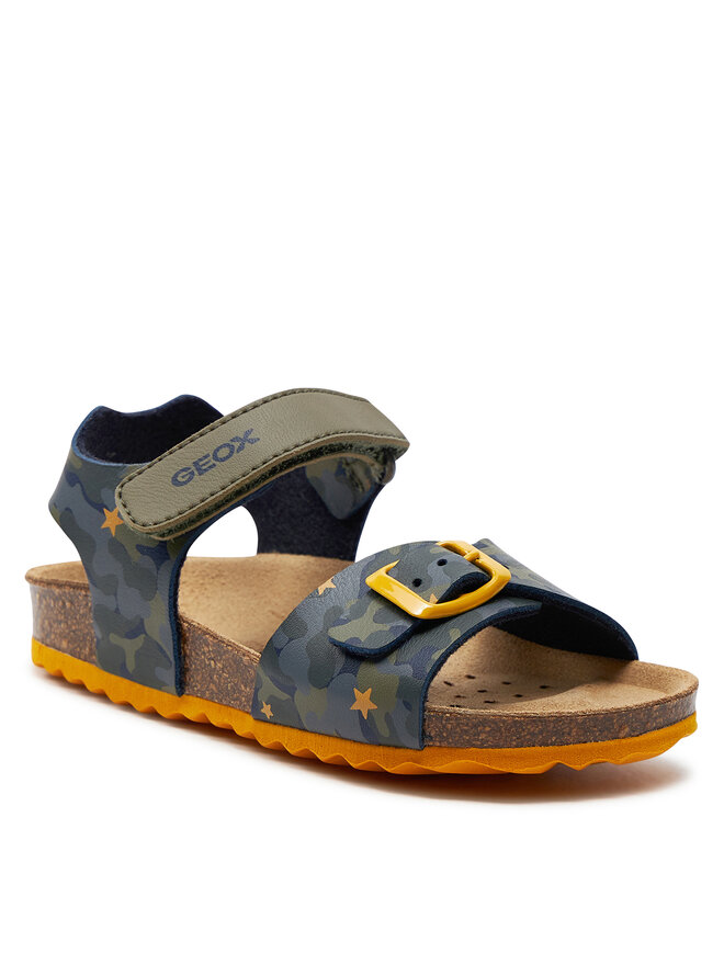 Geox Sandály Geox B Sandal Chalki Boy B922QA 00454 C3375 S Zelená