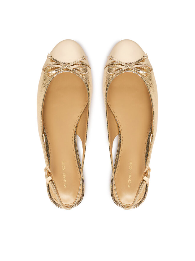 MICHAEL Michael Kors Балетки MICHAEL Michael Kors Piper Sling 40S6PIFP1M Золотий