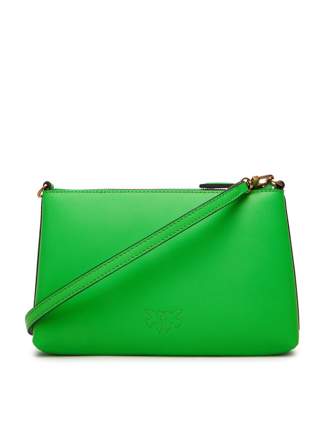 PINKO Handtasche PINKO Flat Horizontal Mini AI 25-26 104277 A0F1 Grün