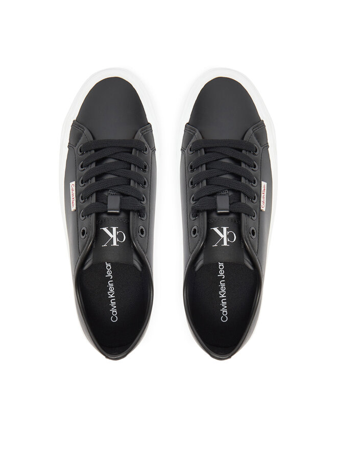 Calvin Klein Jeans Sportcipők Calvin Klein Jeans Vulc Flatform Lth YW0YW01886 Fekete