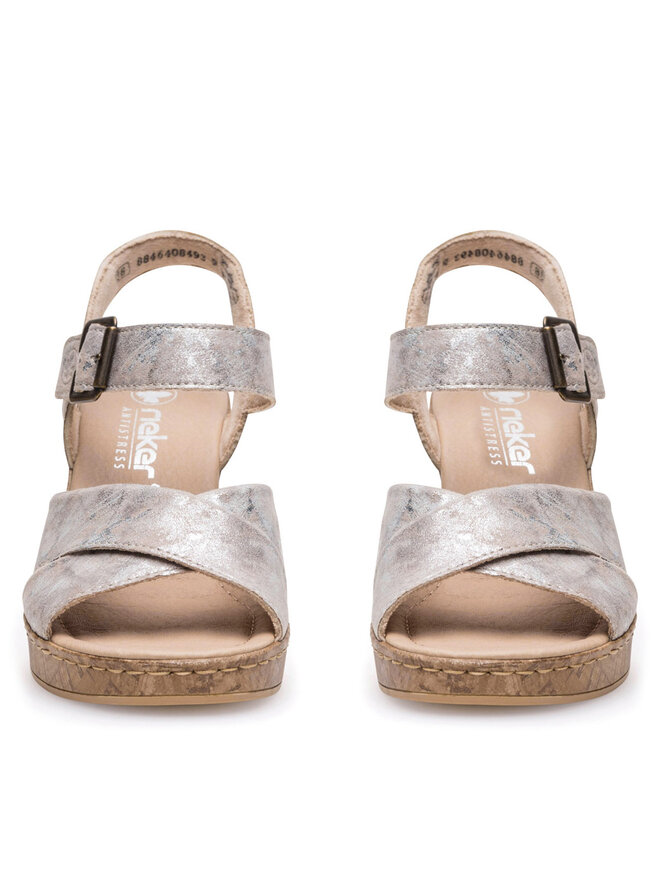 Rieker Sandalen Rieker 66853-90 Goldfarben