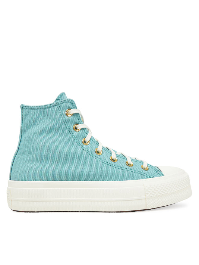 Converse Scarpe da ginnastica Converse Chuck Taylor All Star Lift Platform Gold A11495C Turchese