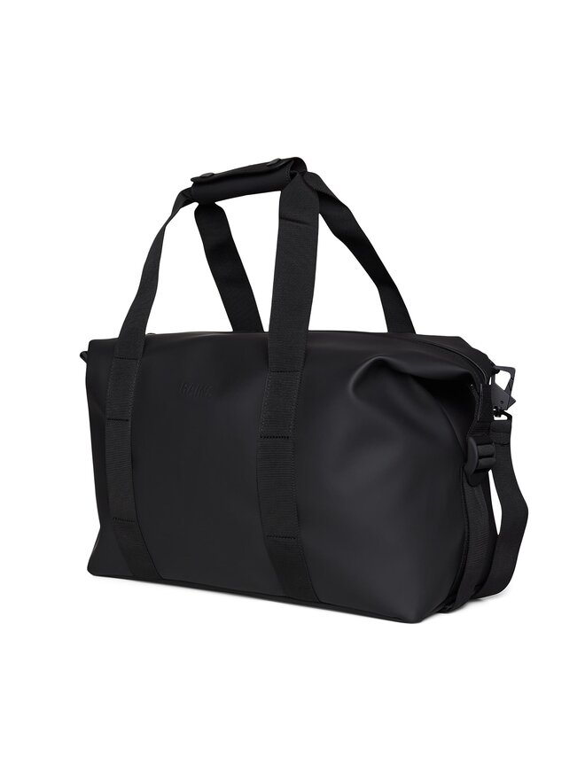 Rains Τσάντα Σαββατοκύριακου Rains Hilo Weekend Bag Small W3 14220 Μαύρο