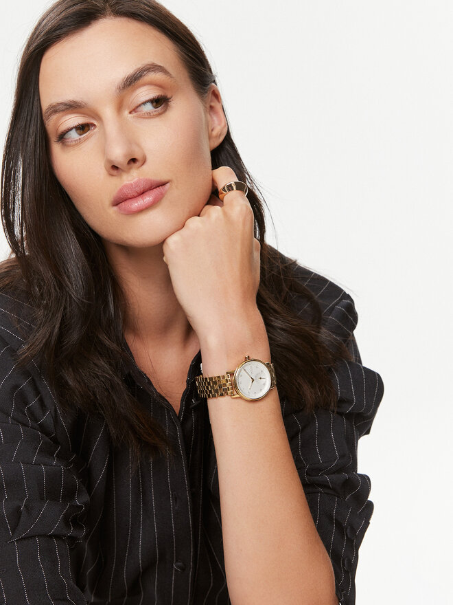 Skagen Zegarek Skagen Kuppel Lille SKW3102 Złoty