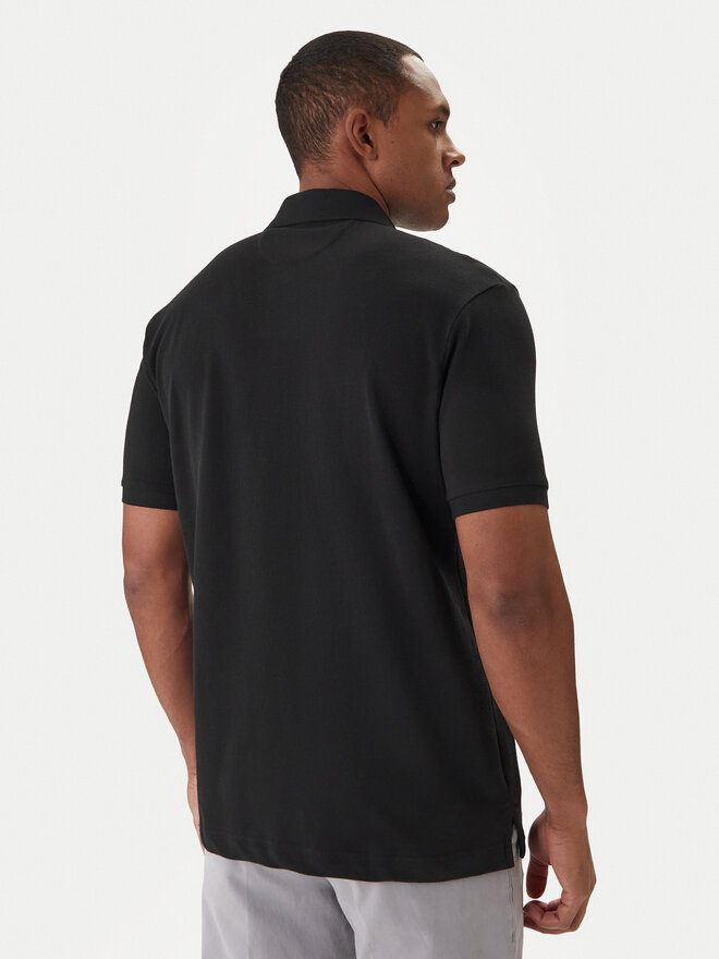 La Martina La Martina Poloshirt BPMP01 PK031 Schwarz Regular Fit