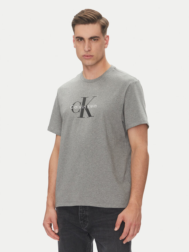 Calvin Klein Jeans Calvin Klein Jeans Футболка Hero Monologo LV04RB862G Сірий Regular Fit