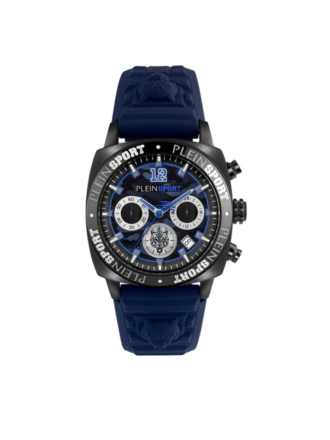 Plein Sport Pulkstenis Plein Sport Wildcat PSGBA0323 Tumši zils