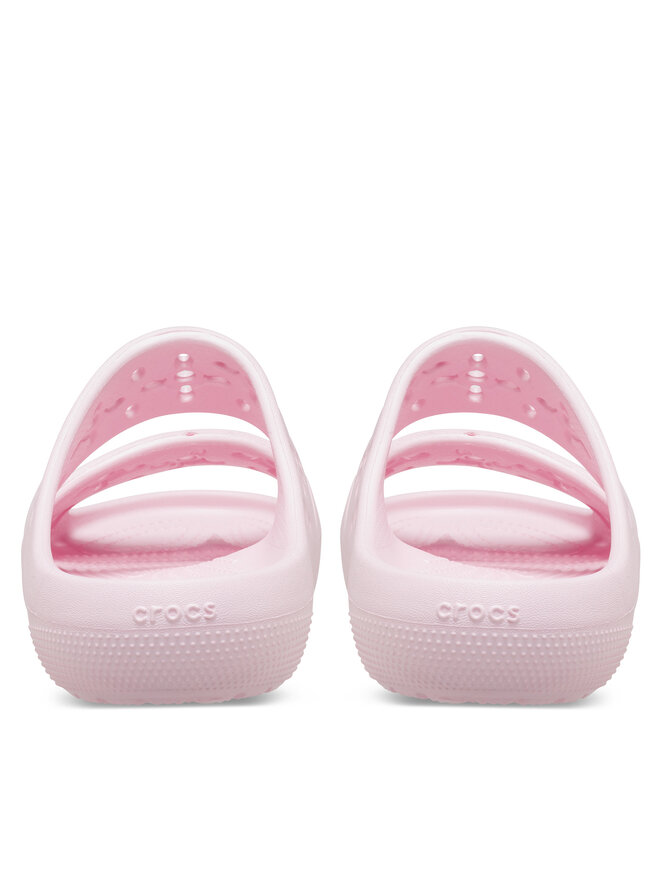 Crocs Şlapi Crocs Classic Floral Cutout Sandal 210966 Roz