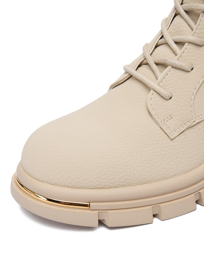 DeeZee Botines planos DeeZee 60110-1 Écru