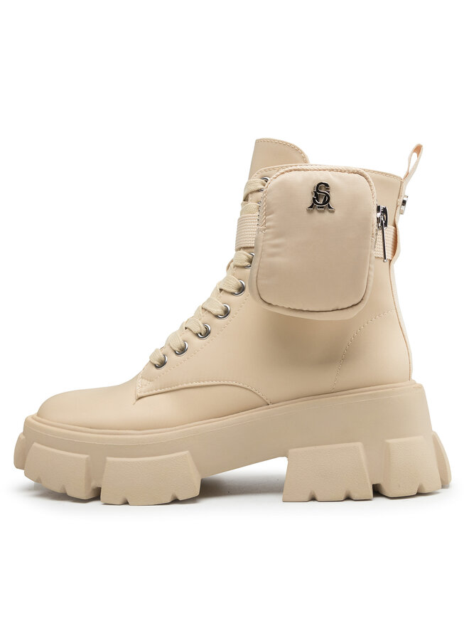 Steve Madden Bakancs Steve Madden Tanker-P SM11001615-04004-299 Bézs