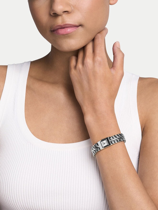 Michael Kors Sat Michael Kors Darrington  MK4909 Srebrna