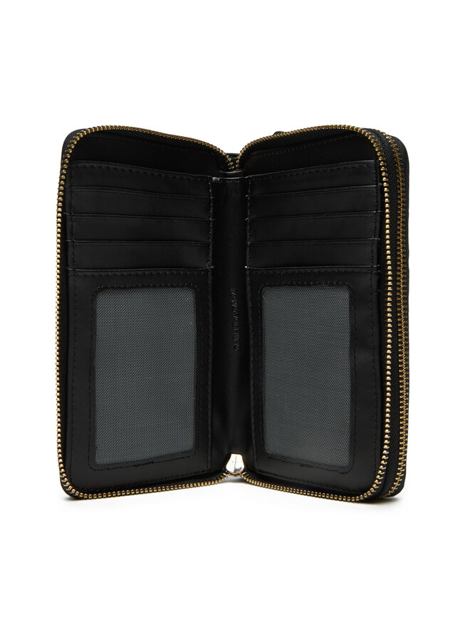 Valentino Голям дамски портфейл Valentino Divina VPS1R447G Черен