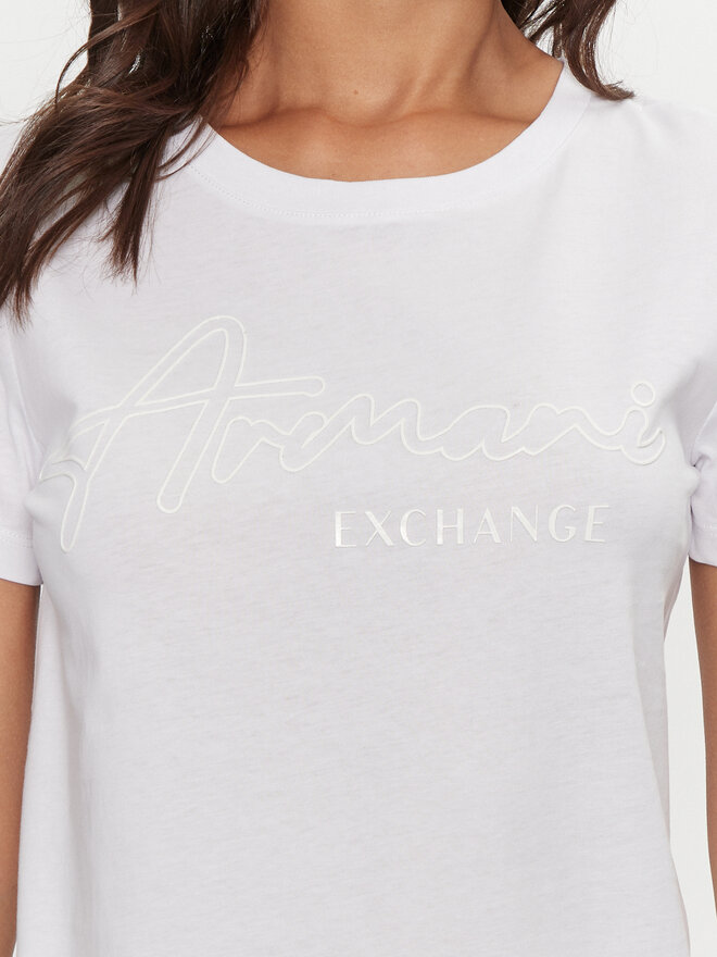 Armani Exchange Armani Exchange Camiseta 6DYT15 YJ3RZ 1000 Blanco Regular Fit