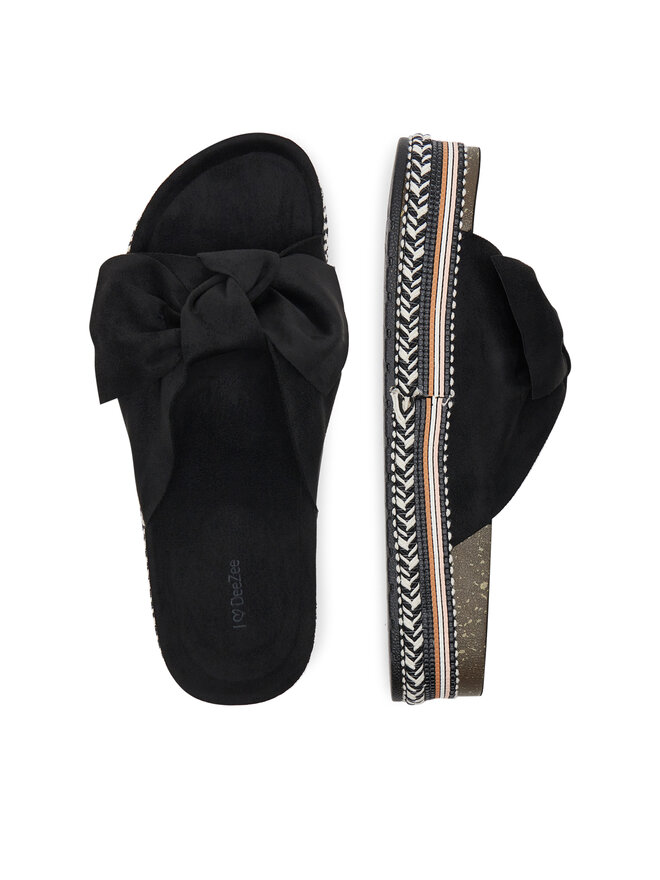 DeeZee Pantoletten DeeZee E2050-3 Schwarz