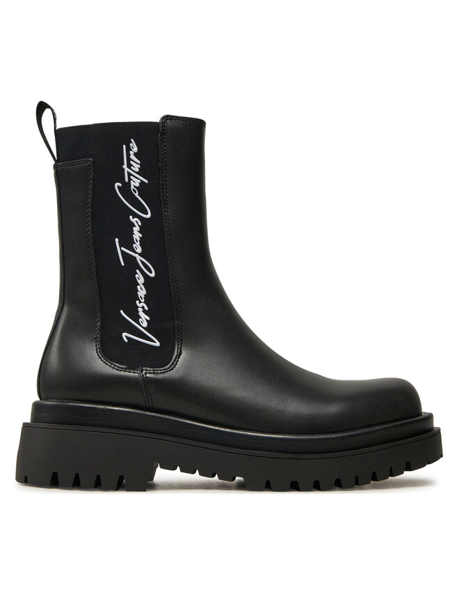 Versace Jeans Couture Kotníková obuv s elastickým prvkem Versace Jeans Couture Drew 77VA3S60 Černá