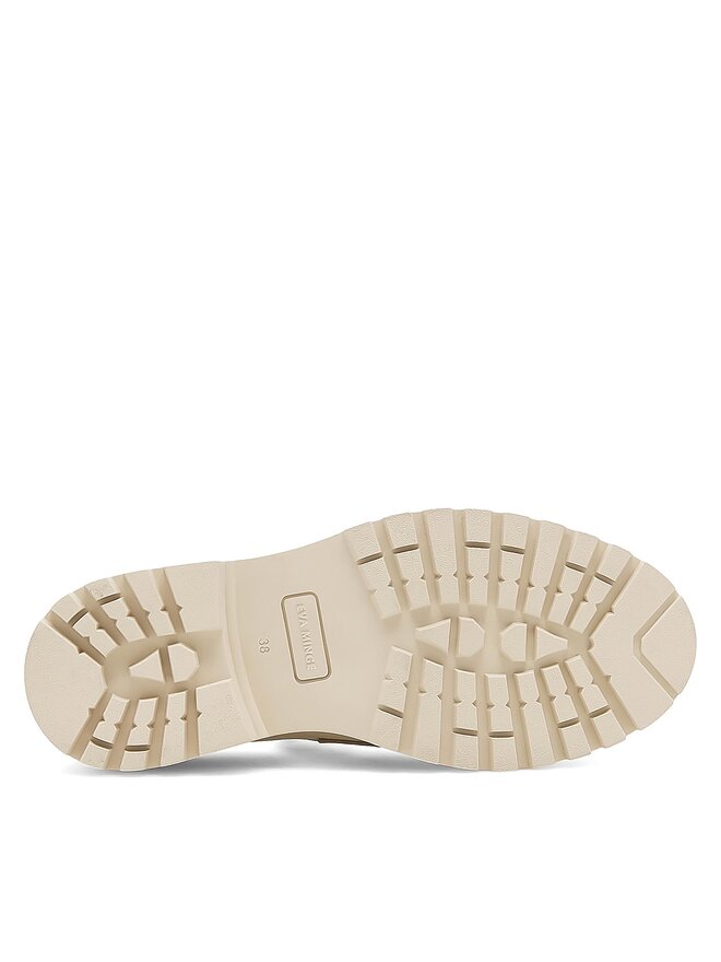 Eva Minge Loafersy Eva Minge ANGE-1018 Beżowy