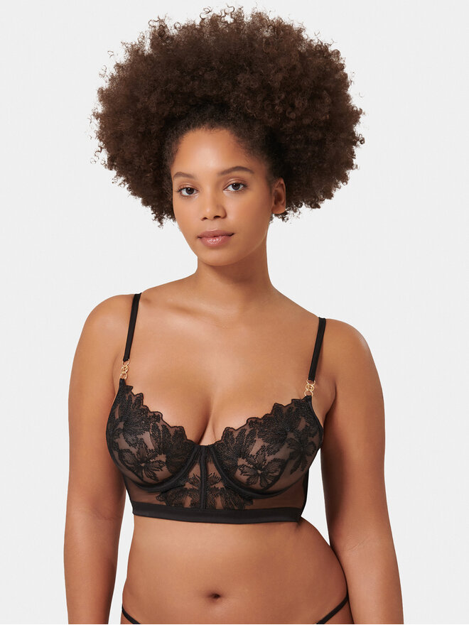 Bluebella Bluebella Σουτιέν με μπανέλα Olympia 42265 Μαύρο