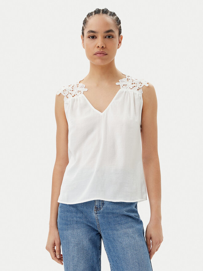 Morgan Morgan Top 251-OJOIE Weiß Regular Fit