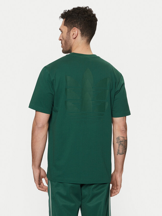 adidas adidas Póló Trefoil Series JD0680 Zöld Regular Fit