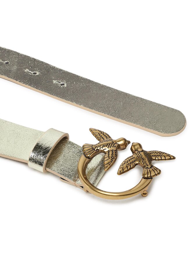 PINKO Ζώνη Γυναικεία Pinko Love Berry H3 Belt 20231 PLT01 100125.A0QT Χρυσό