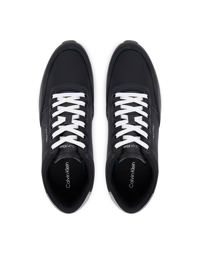 Calvin Klein Sneakers Calvin Klein City Runner Laceup Lth Mix HM0HM02214 Schwarz