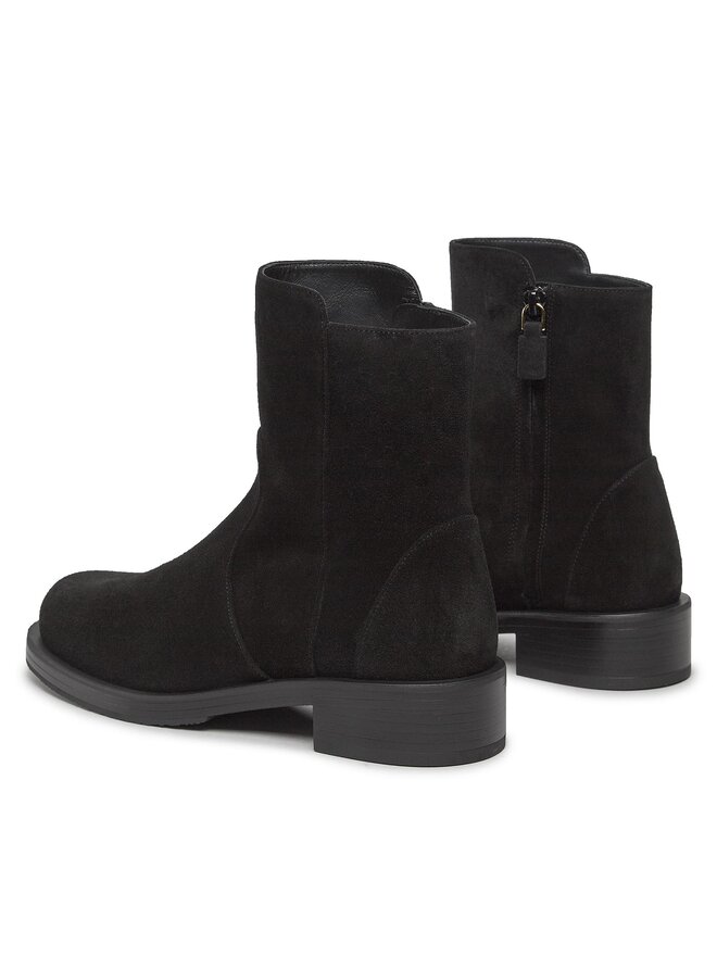 Stuart Weitzman Боти Stuart Weitzman 5050 Bold Zip Btie SG094 Черен