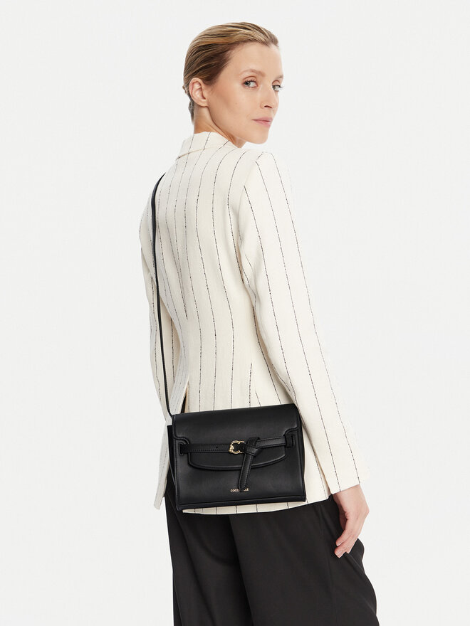 Coccinelle Handtasche Coccinelle TLA Coccinellesabine E1 TLA 15 01 01 Schwarz