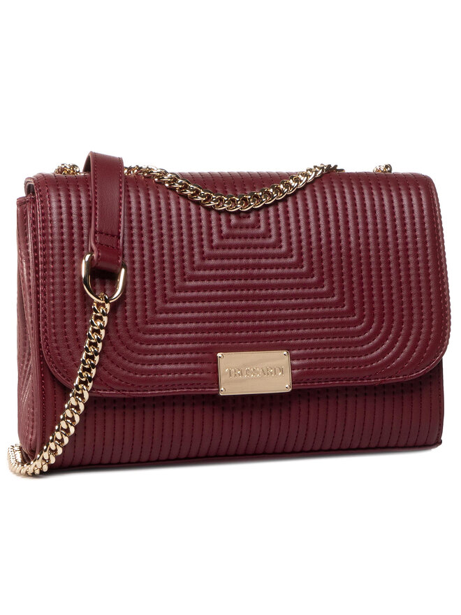 Trussardi Сумка Trussardi Frida Shoulder Md 75B01036 Бордовий