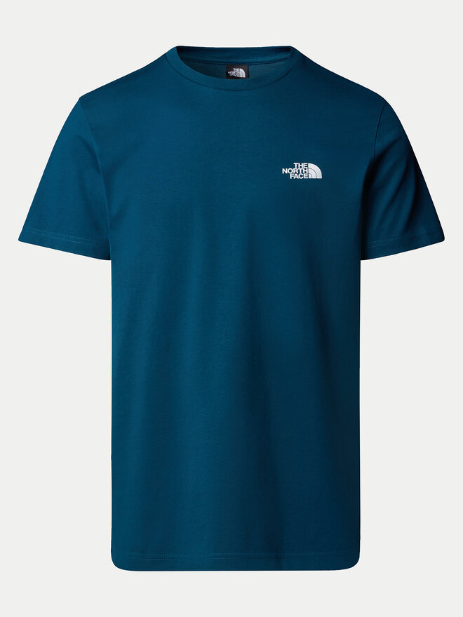 The North Face The North Face Marškinėliai Simple Dome NF0A87NG Tamsiai mėlyna Regular Fit