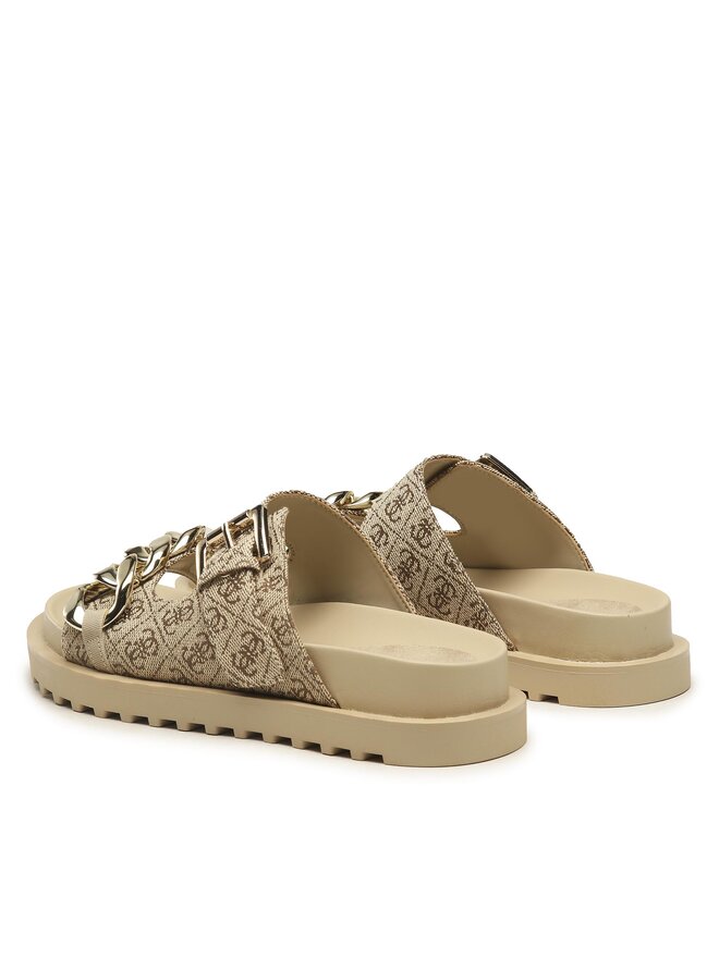 Guess Klapki Guess Fatema2 FL6FT2 FAL03 Brązowy